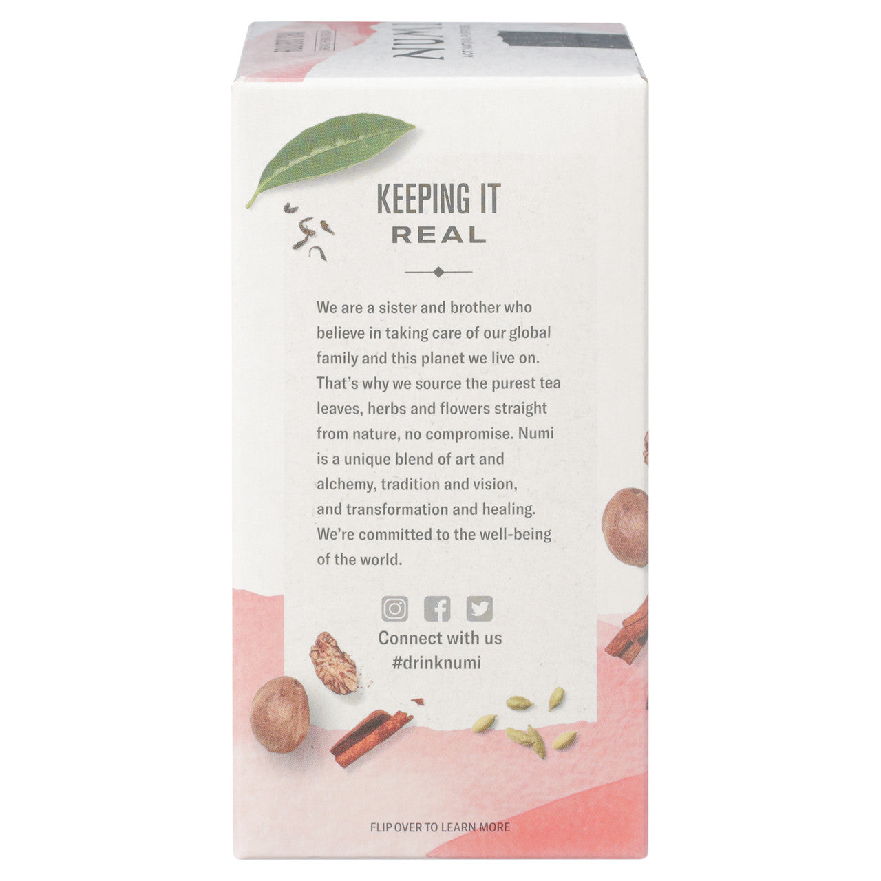 Numi Tea Ruby Chai Herbal Tea (6x18 Bag)-5