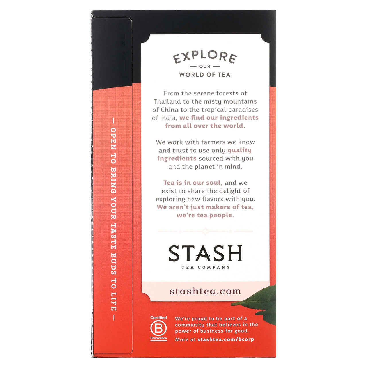 Stash Tea Chai Spice Blend Decaf Tea (6x18 CT)-5