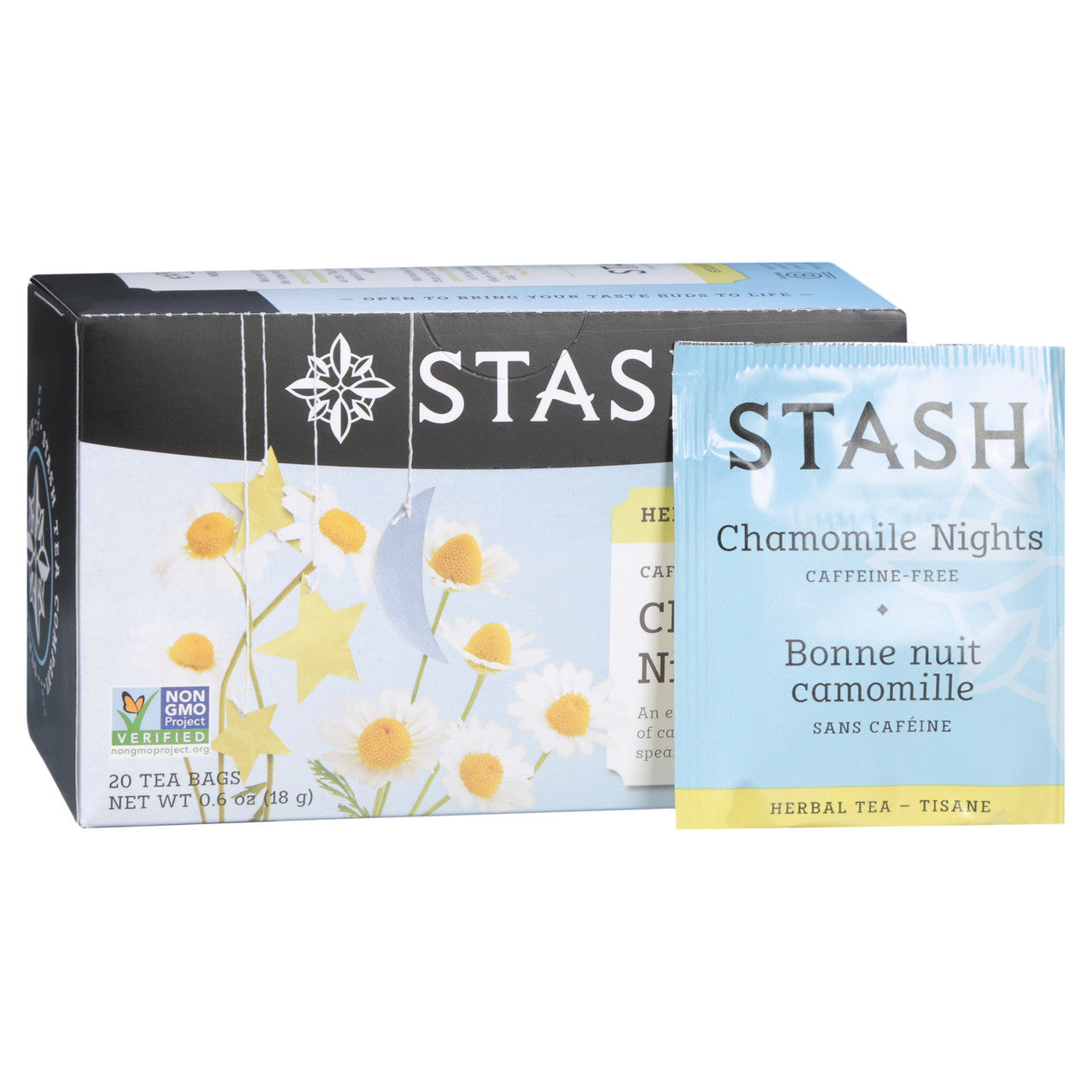 Stash Tea Herbal Chamomile Night Tea (6x20 CT)-3