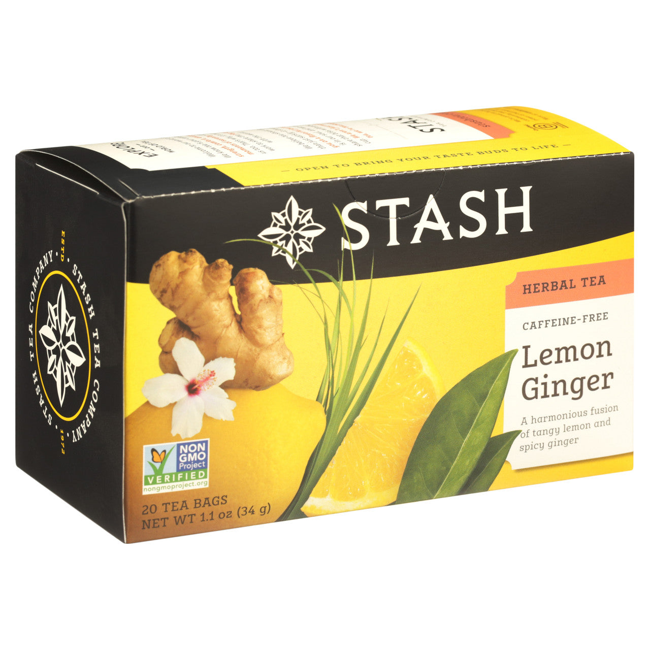 Stash Tea Lemon Ginger Tea (6x20 CT)-7