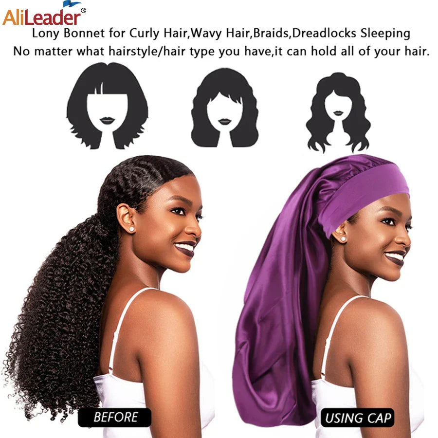 Luxurious Silk Bonnet for Hair Care-2