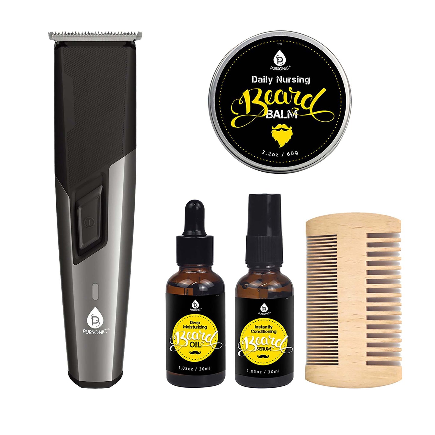 Mario Lopez Rechargeable Men’s Grooming & Beard Care Bundle – Complete Hair, Beard, Nose, and Ear Kit-0