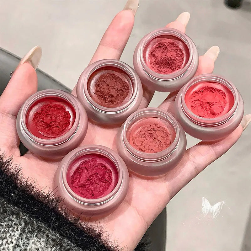 New Small Round Jar Lip Mud Matte Waterproof Lip Cosmetics-0