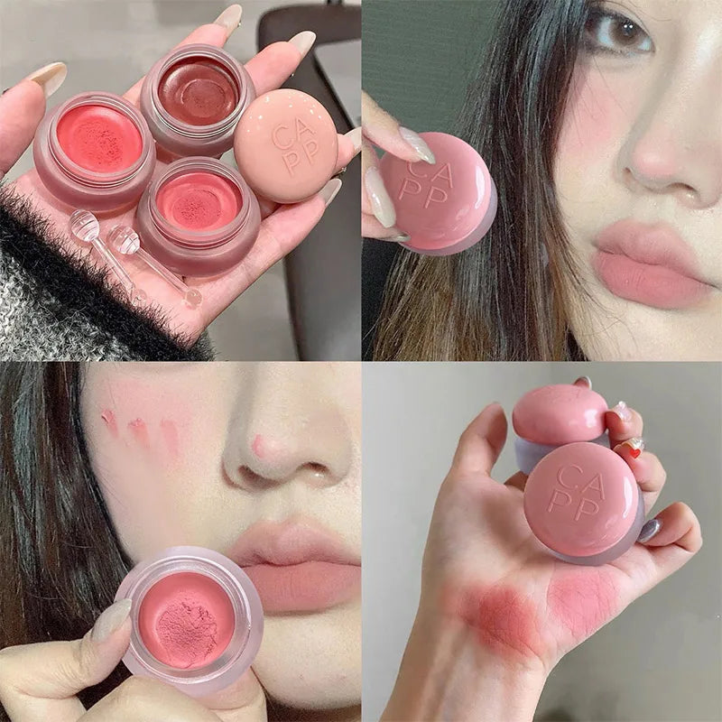 New Small Round Jar Lip Mud Matte Waterproof Lip Cosmetics-8