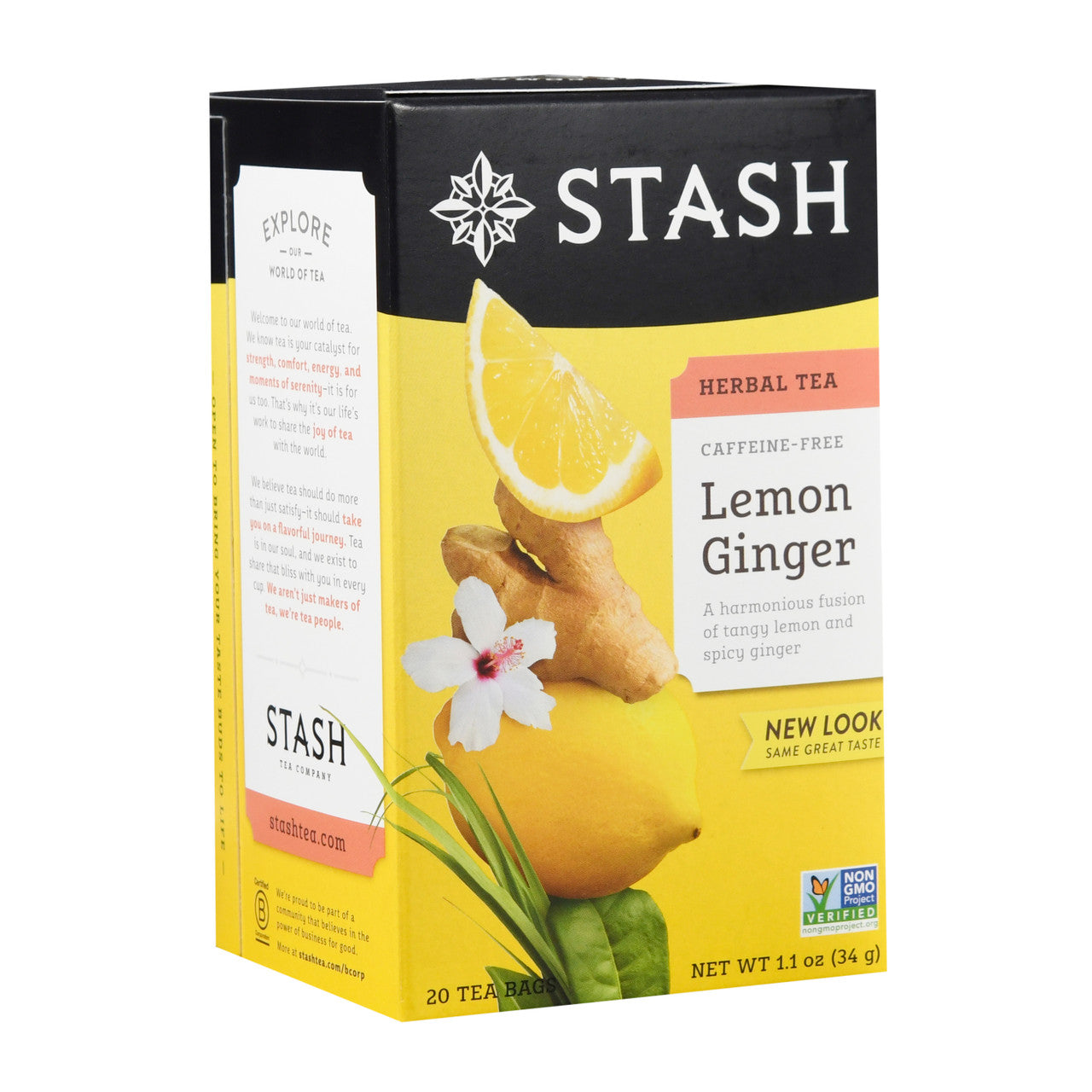 Stash Tea Lemon Ginger Tea (6x20 CT)-1