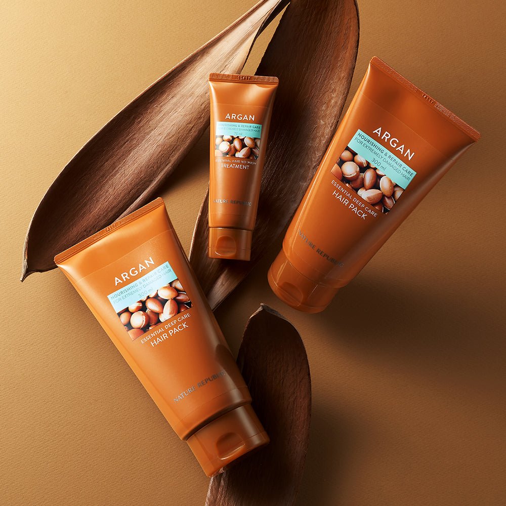 Argan Essential Deep Care Hair Pack Double Set-3