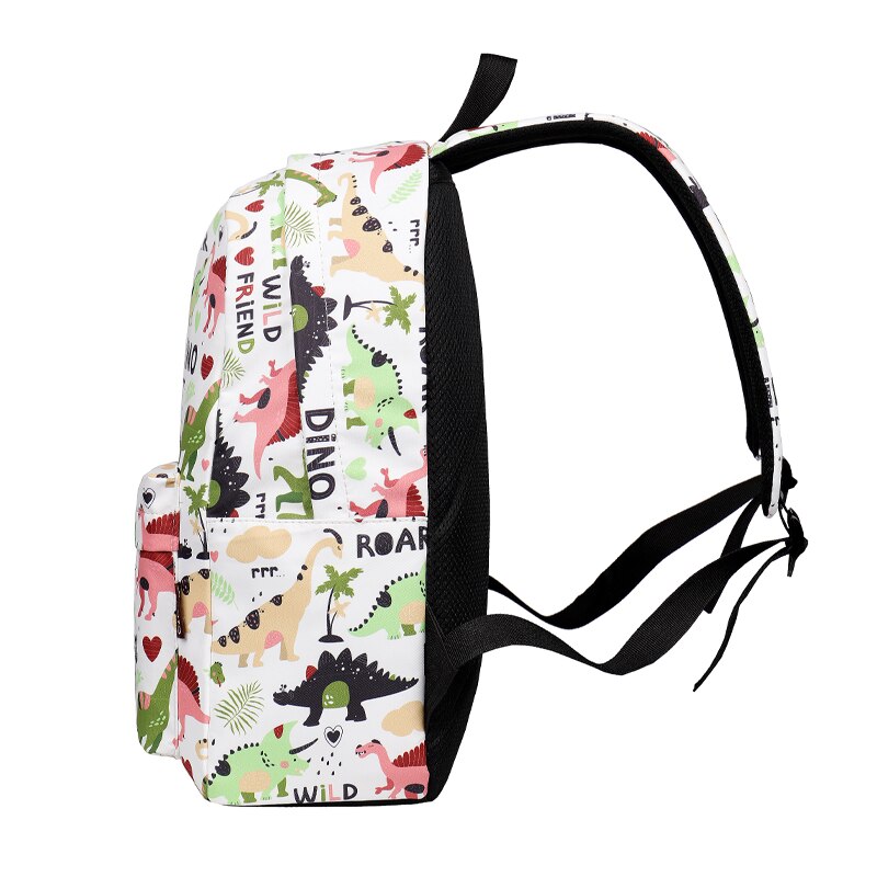 Water Resistant Dinosaur Backpack Printed School Bags-3