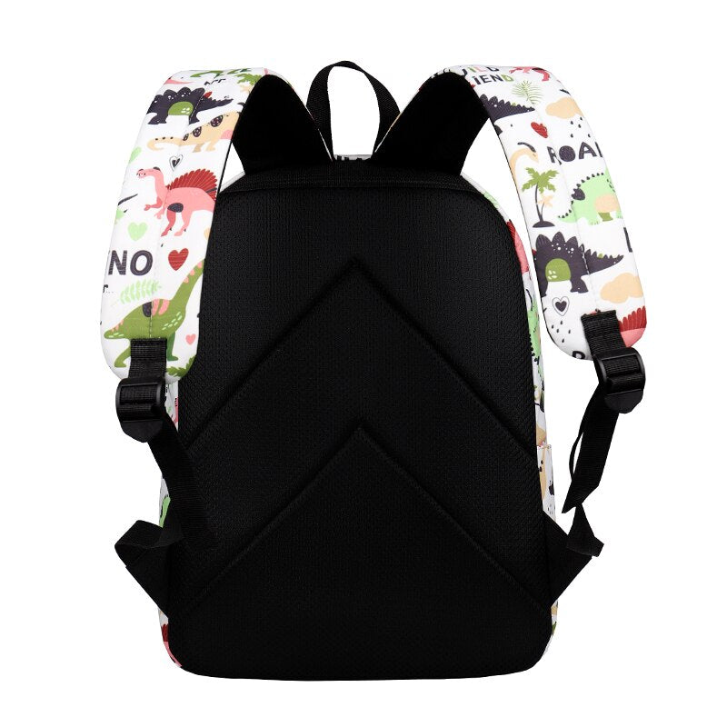Water Resistant Dinosaur Backpack Printed School Bags-2