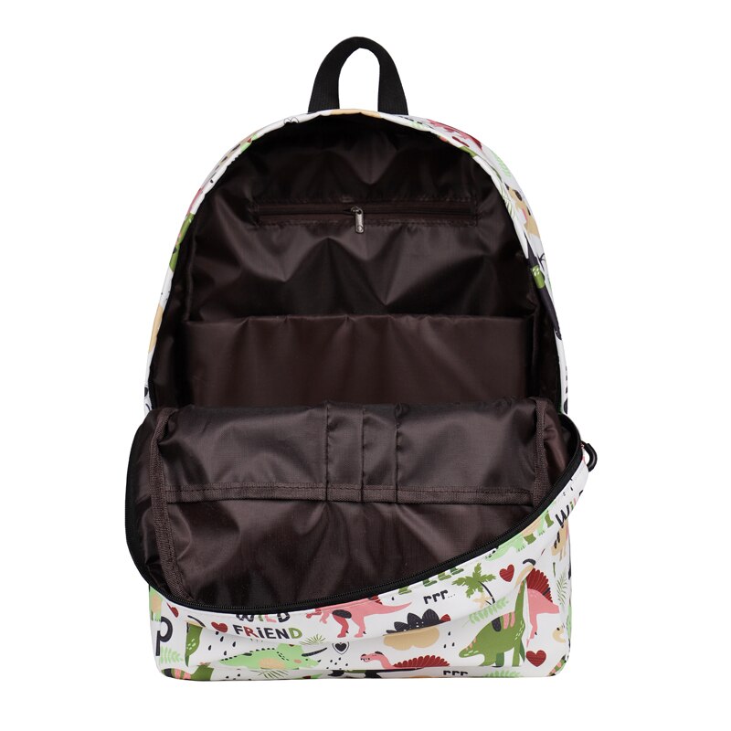 Water Resistant Dinosaur Backpack Printed School Bags-4