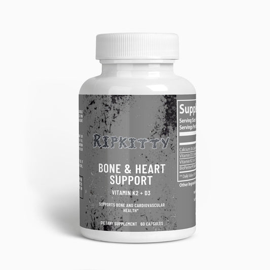 Ripkitty Bone & Heart Support 60 Capsules with Vitamin K2 & D3-0