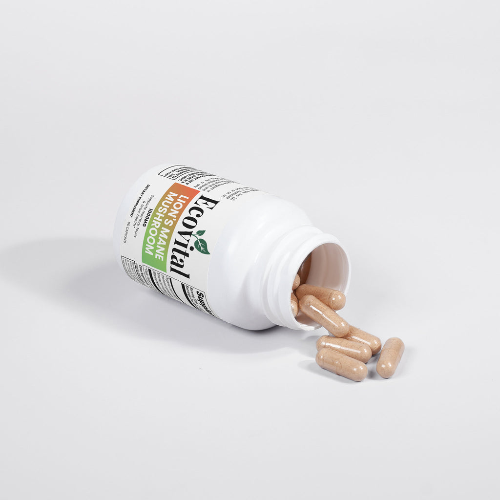 Lion’s Mane Mushroom Capsules – 60 Vegan Caps (90 g)