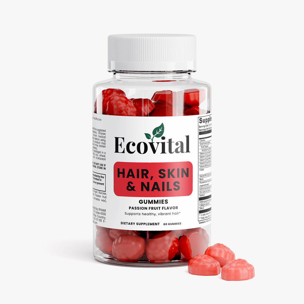 Hair, Skin & Nails Gummies with Biotin & Collagen – 60 Gummies (150 g / 5.29 oz)
