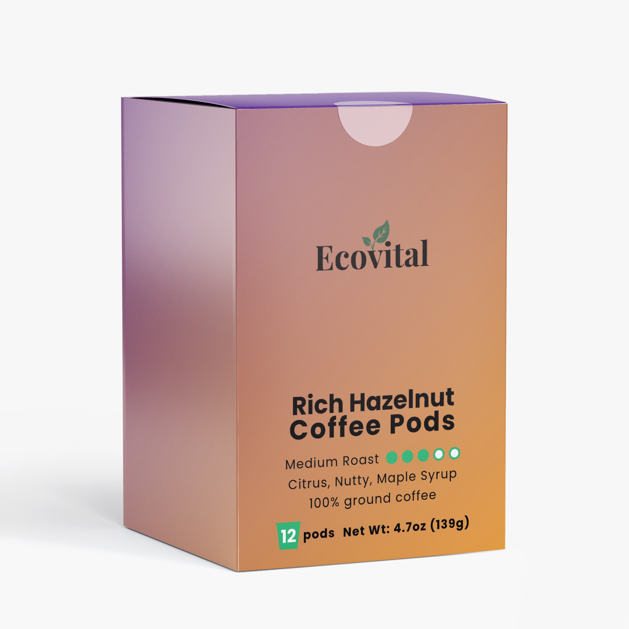 Rich Hazelnut Coffee Pods (Medium Roast)
