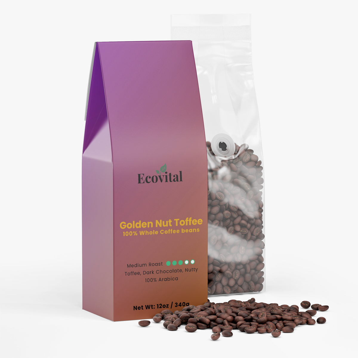 Golden Nut Toffee Coffee (Medium Roast)