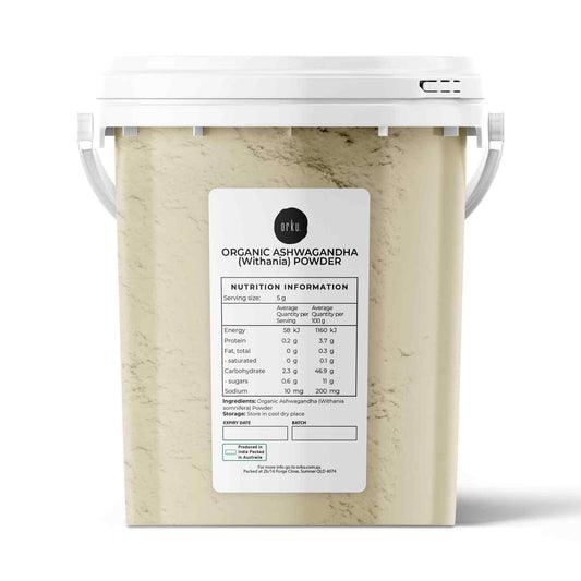 600g Organic Ashwagandha Root Powder Tub Withania Somnifera Herb Supplement-0