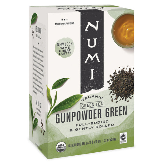 Numi Tea Gunpowder Green Tea (6x18 Bag)-0