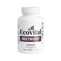 Ecovital Beetroot supplement bottle on a white background