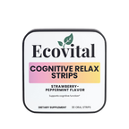 Ecovital Cognitive Relax Strips packaging on a white background