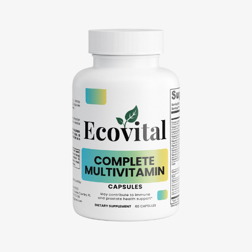 Ecovital Complete Multivitamin bottle on a white background