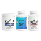 EcoVital Road Warrior Focus & Mobility Driver Kit with Brain & Focus Formula, Hydration Powder and Joint Support