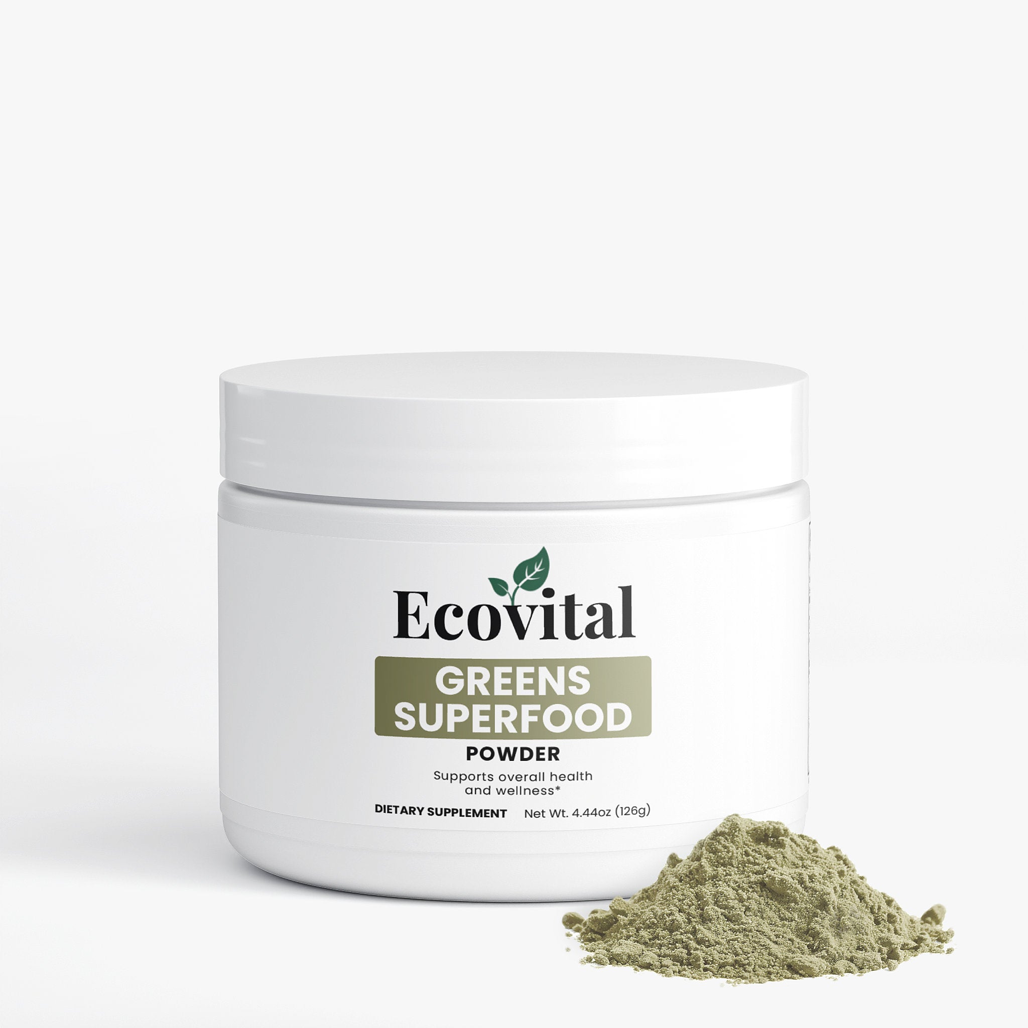 Greens Superfood Powder – Daily Nutrient Boost for Energy, Immunity & Digestion | Net WT. 4.4 oz (126g)