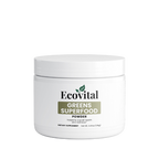 Ecovital Greens Superfood Powder container on a white background