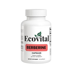 Ecovital Berberine capsules bottle on a white background