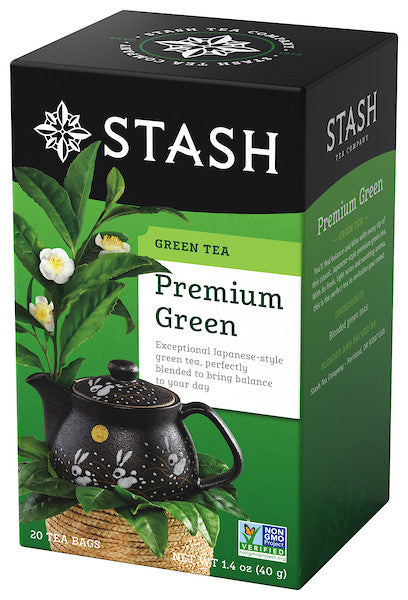 Stash Tea Green Premium Tea (6x20 CT)-0
