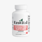 Ecovital Cognitive Support capsules bottle on a white background