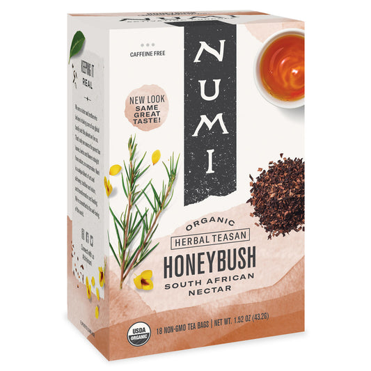 Numi Tea Honeybush Herbal Tea (6x18 Bag)-0