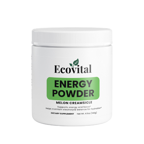 Sugar-free Energy Powder Melon Creamsicle flavor for sustained focus and hydration
