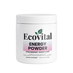 Ecovital Energy Powder container on a white background