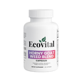 Ecovital Horny goat weed blend supplement bottle on a white background