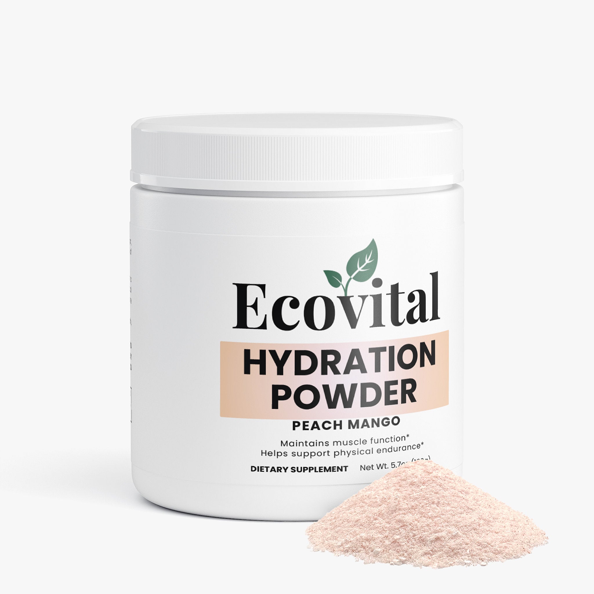 Hydration Powder – Peach Mango – Essential Electrolytes & Keto-Friendly (5.71 oz / 162 g)