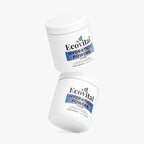 Two containers of Ecovital Hydration Powder on a white background