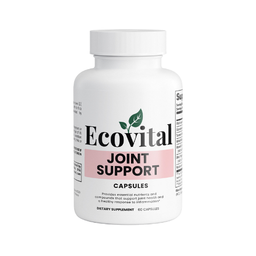 Ecovital Joint Support capsules bottle on a white background