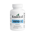 Ecovital Keto-5 supplement bottle on a white background