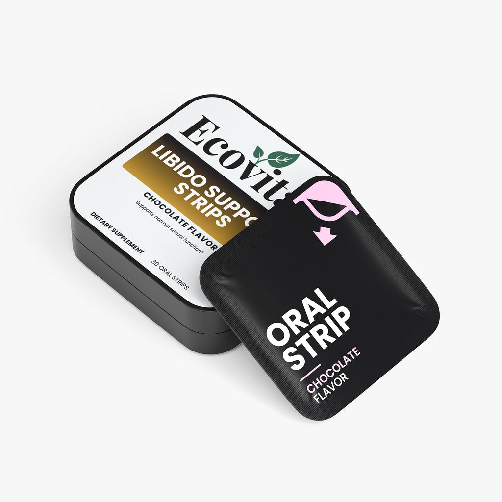Ecovit Libido Supply Strips packaging on a white background