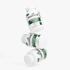 Three bottles of EcoVital Moringa Pure on a white background