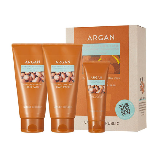Argan Essential Deep Care Hair Pack Double Set-0