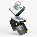 Two Ecovital oral strip containers on a white background