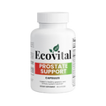 Ecovital Prostate Support capsules bottle on a white background