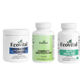 EcoVital Road Essentials Daily Wellness Driver Kit with Hydration Powder, Complete Multivitamin and Gut Health