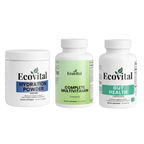 EcoVital Road Essentials Daily Wellness Driver Kit with Hydration Powder, Complete Multivitamin and Gut Health