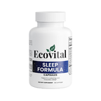 Ecovital Sleep Formula capsules bottle on a white background