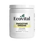 Ecovital Smoothie Greens supplement container on a white background