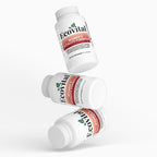 Three bottles of Ecovital Women's Vitality Formula on a white background