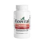 Ecovital Women's Vitality Formula dietary supplement bottle on a white background